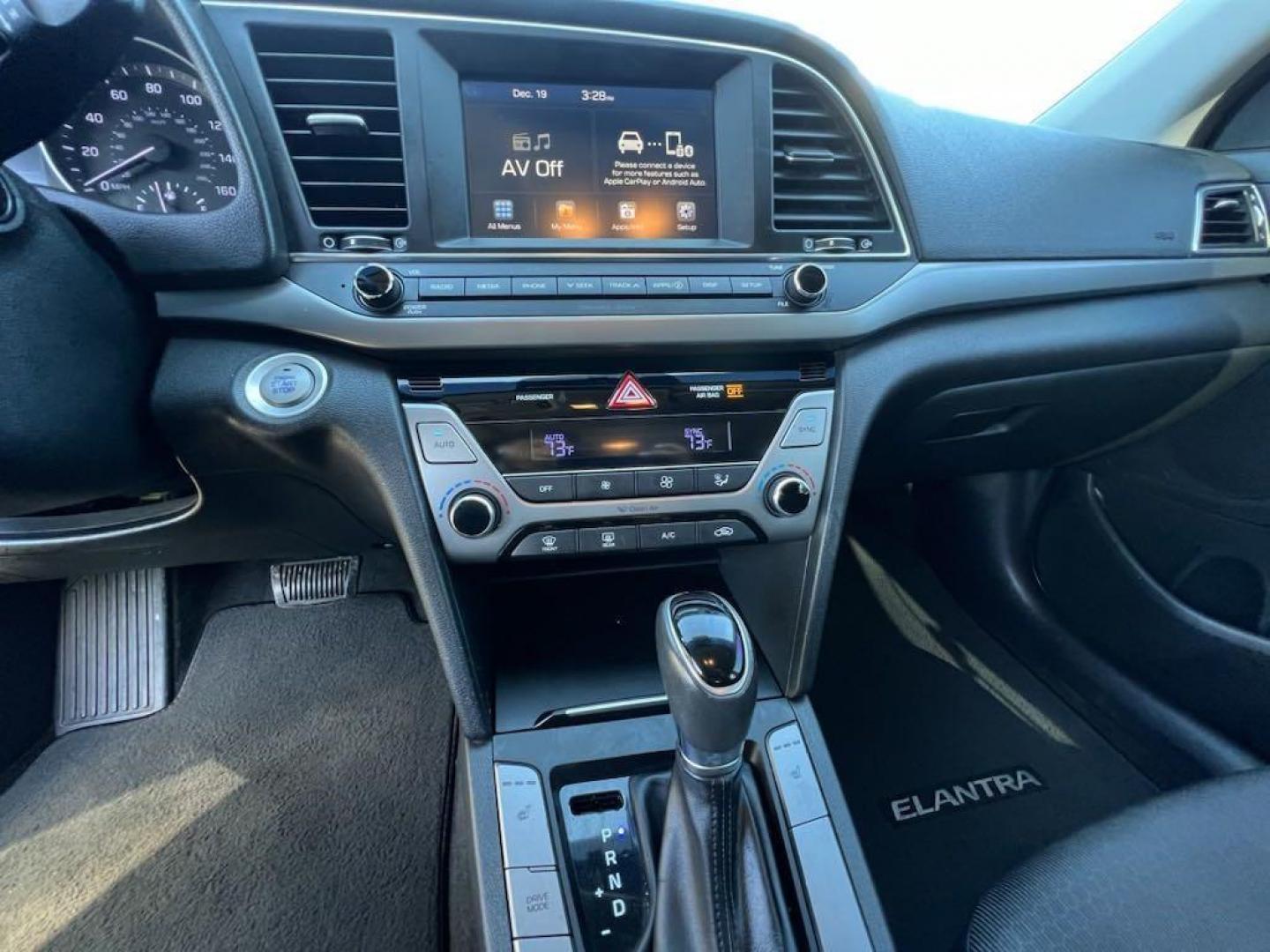 2017 Electric Blue Metallic /Black Hyundai Elantra Value Edition (KMHD84LF2HU) with an 2.0L 4-Cylinder DOHC 16V engine, Automatic transmission, located at 27610 S Dixie Hwy, Homestead, FL, 33032, (305) 749-2348, 25.510241, -80.438301 - Photo#9