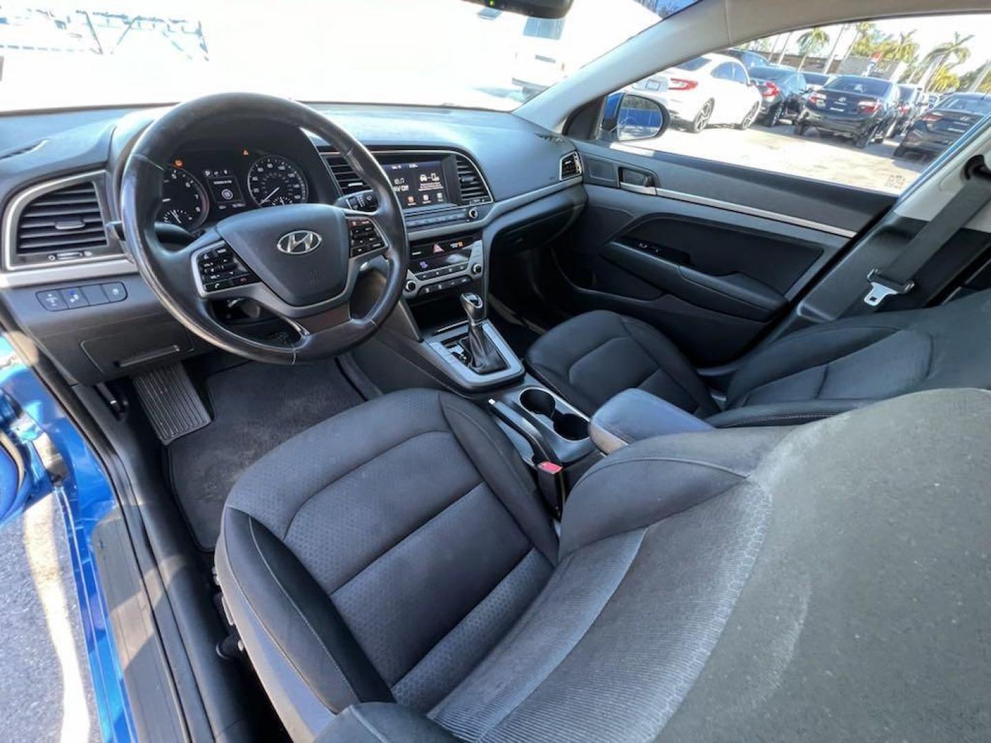 2017 Electric Blue Metallic /Black Hyundai Elantra Value Edition (KMHD84LF2HU) with an 2.0L 4-Cylinder DOHC 16V engine, Automatic transmission, located at 27610 S Dixie Hwy, Homestead, FL, 33032, (305) 749-2348, 25.510241, -80.438301 - Photo#12