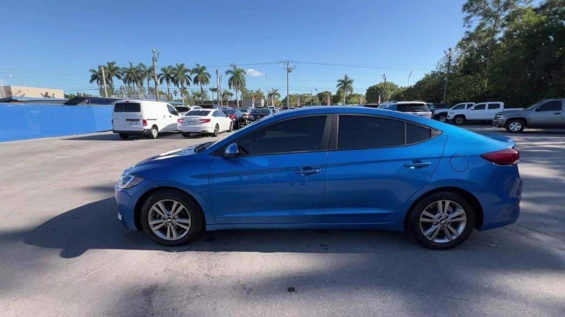 2017 Electric Blue Metallic /Black Hyundai Elantra Value Edition (KMHD84LF2HU) with an 2.0L 4-Cylinder DOHC 16V engine, Automatic transmission, located at 27610 S Dixie Hwy, Homestead, FL, 33032, (305) 749-2348, 25.510241, -80.438301 - Photo#1