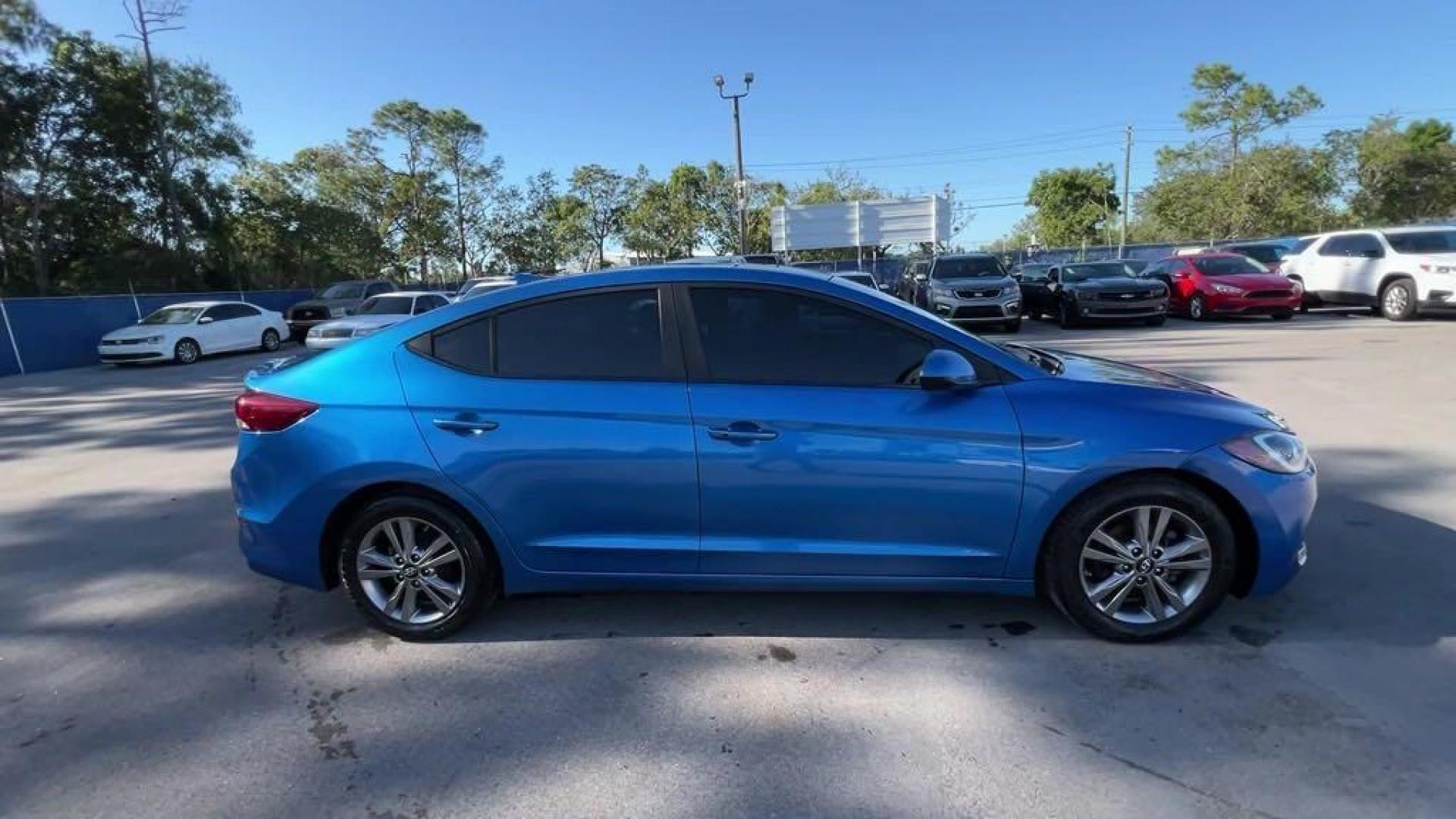 2017 Electric Blue Metallic /Black Hyundai Elantra Value Edition (KMHD84LF2HU) with an 2.0L 4-Cylinder DOHC 16V engine, Automatic transmission, located at 27610 S Dixie Hwy, Homestead, FL, 33032, (305) 749-2348, 25.510241, -80.438301 - Photo#5