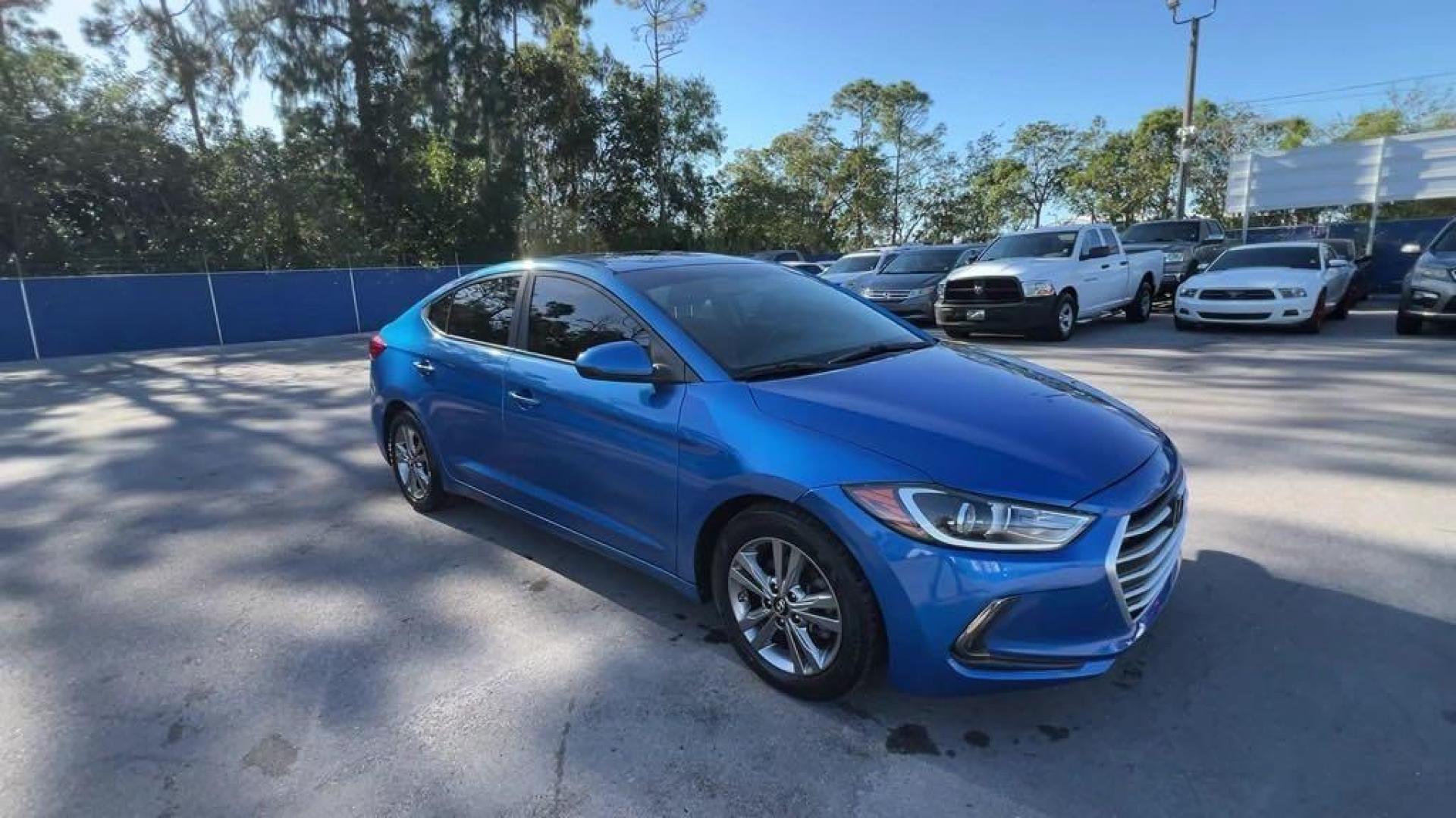 2017 Electric Blue Metallic /Black Hyundai Elantra Value Edition (KMHD84LF2HU) with an 2.0L 4-Cylinder DOHC 16V engine, Automatic transmission, located at 27610 S Dixie Hwy, Homestead, FL, 33032, (305) 749-2348, 25.510241, -80.438301 - Photo#6