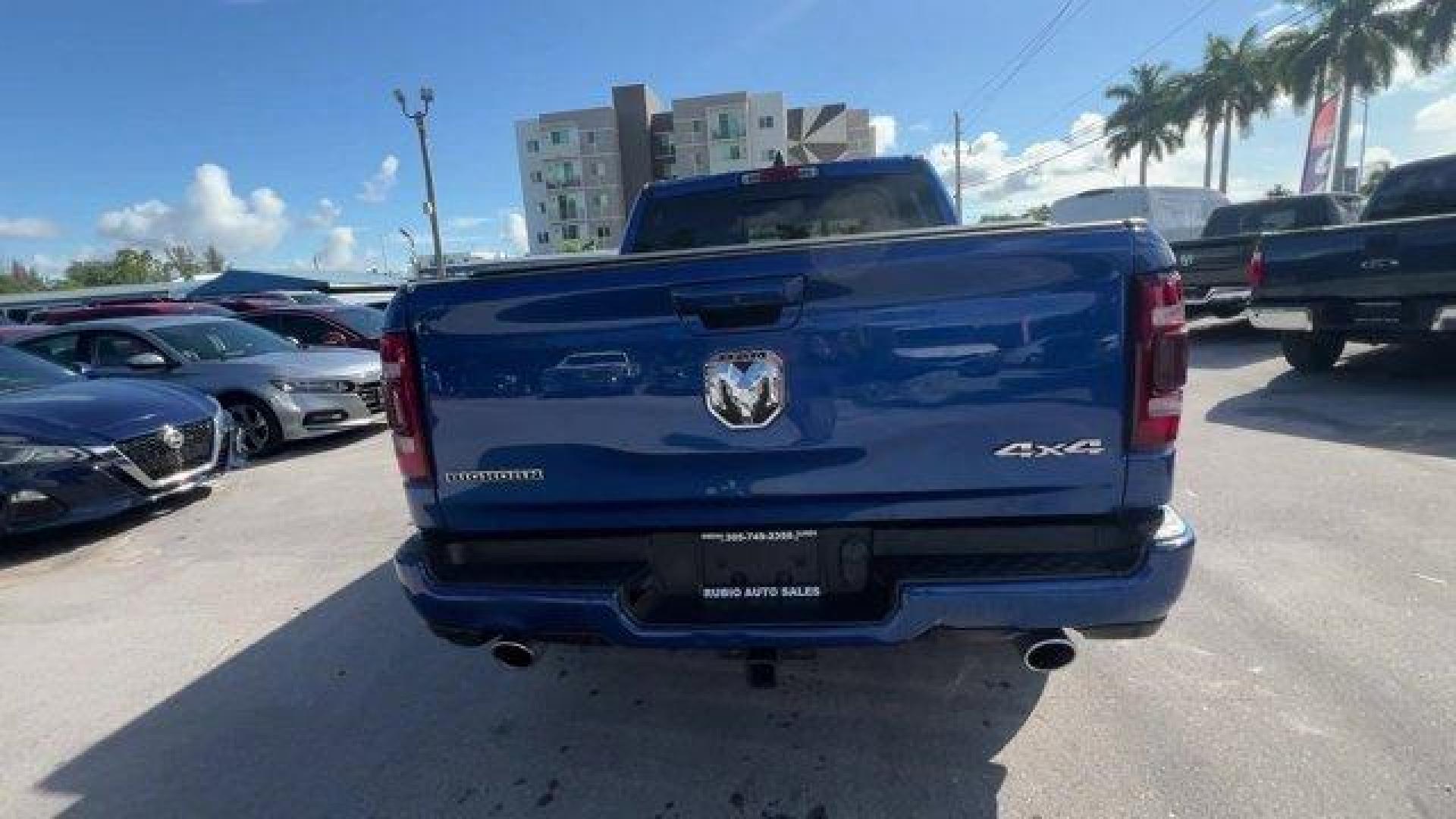 2019 Blue Streak Pearlcoat /Black Ram 1500 Big Horn/Lone Star (1C6SRFFT4KN) with an 8 5.7 L engine, Automatic transmission, located at 27610 S Dixie Hwy, Homestead, FL, 33032, (305) 749-2348, 25.510241, -80.438301 - KBB.com 10 Favorite New-for-2019 Cars. Only 42,855 Miles! Scores 22 Highway MPG and 17 City MPG! This Ram 1500 boasts a Regular Unleaded V-8 5.7 L/345 engine powering this Automatic transmission. WHEELS: 20 X 9 ALUMINUM CHROME CLAD, WHEEL TO WHEEL SIDE STEPS, TRANSMISSION: 8-SPEED AUTOMATIC (8HP75). - Photo#3