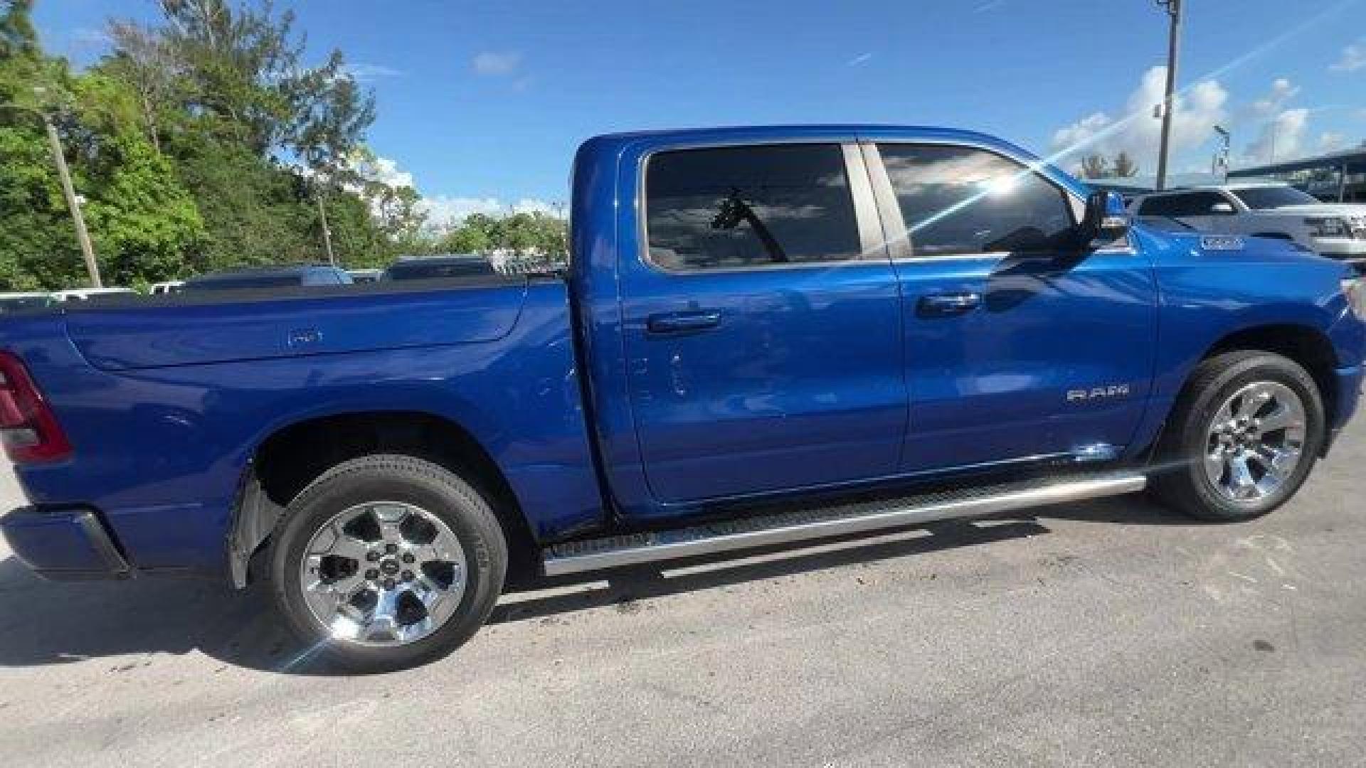 2019 Blue Streak Pearlcoat /Black Ram 1500 Big Horn/Lone Star (1C6SRFFT4KN) with an 8 5.7 L engine, Automatic transmission, located at 27610 S Dixie Hwy, Homestead, FL, 33032, (305) 749-2348, 25.510241, -80.438301 - KBB.com 10 Favorite New-for-2019 Cars. Only 42,855 Miles! Scores 22 Highway MPG and 17 City MPG! This Ram 1500 boasts a Regular Unleaded V-8 5.7 L/345 engine powering this Automatic transmission. WHEELS: 20 X 9 ALUMINUM CHROME CLAD, WHEEL TO WHEEL SIDE STEPS, TRANSMISSION: 8-SPEED AUTOMATIC (8HP75). - Photo#5