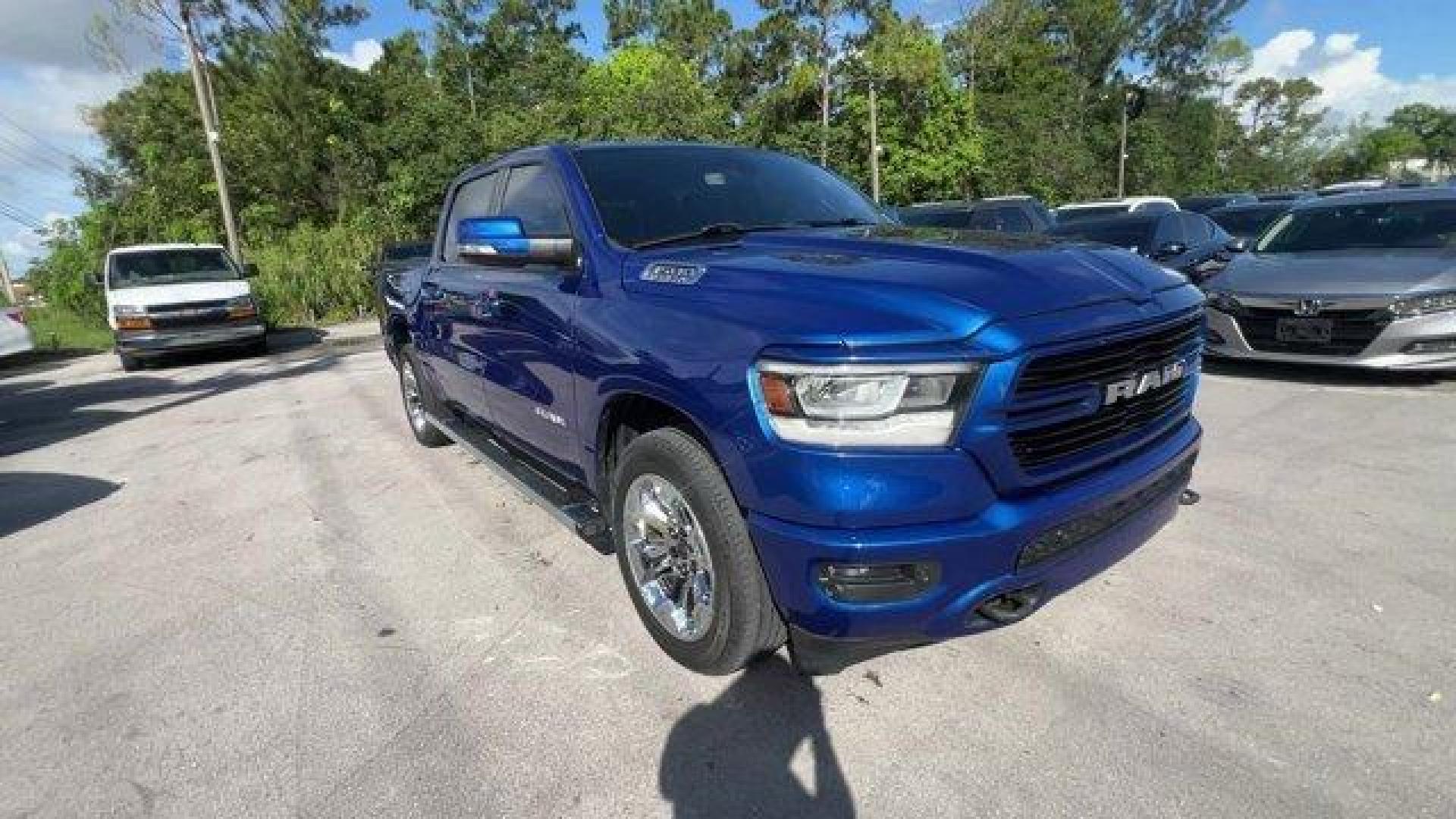 2019 Blue Streak Pearlcoat /Black Ram 1500 Big Horn/Lone Star (1C6SRFFT4KN) with an 8 5.7 L engine, Automatic transmission, located at 27610 S Dixie Hwy, Homestead, FL, 33032, (305) 749-2348, 25.510241, -80.438301 - KBB.com 10 Favorite New-for-2019 Cars. Only 42,855 Miles! Scores 22 Highway MPG and 17 City MPG! This Ram 1500 boasts a Regular Unleaded V-8 5.7 L/345 engine powering this Automatic transmission. WHEELS: 20 X 9 ALUMINUM CHROME CLAD, WHEEL TO WHEEL SIDE STEPS, TRANSMISSION: 8-SPEED AUTOMATIC (8HP75). - Photo#6