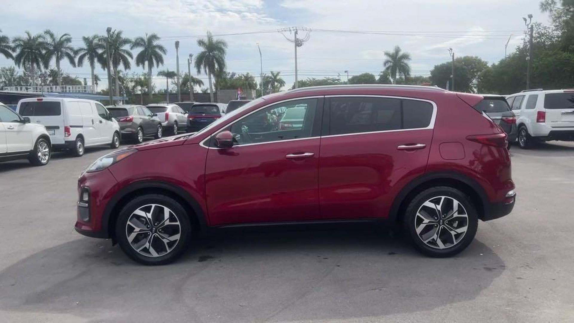 2020 Hyper Red /Black Kia Sportage EX (KNDPN3AC6L7) with an 2.4L I4 DGI DOHC 16V engine, Automatic transmission, located at 27610 S Dixie Hwy, Homestead, FL, 33032, (305) 749-2348, 25.510241, -80.438301 - Photo#1