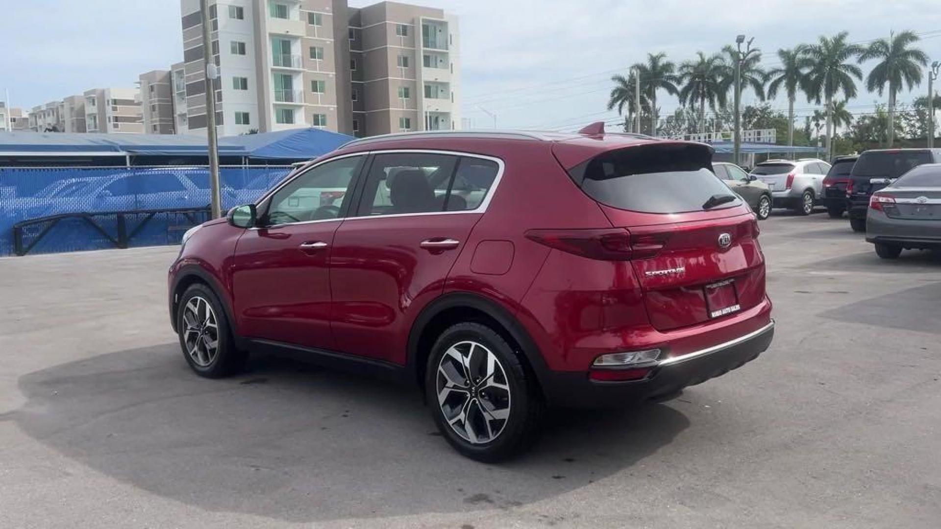2020 Hyper Red /Black Kia Sportage EX (KNDPN3AC6L7) with an 2.4L I4 DGI DOHC 16V engine, Automatic transmission, located at 27610 S Dixie Hwy, Homestead, FL, 33032, (305) 749-2348, 25.510241, -80.438301 - Photo#2