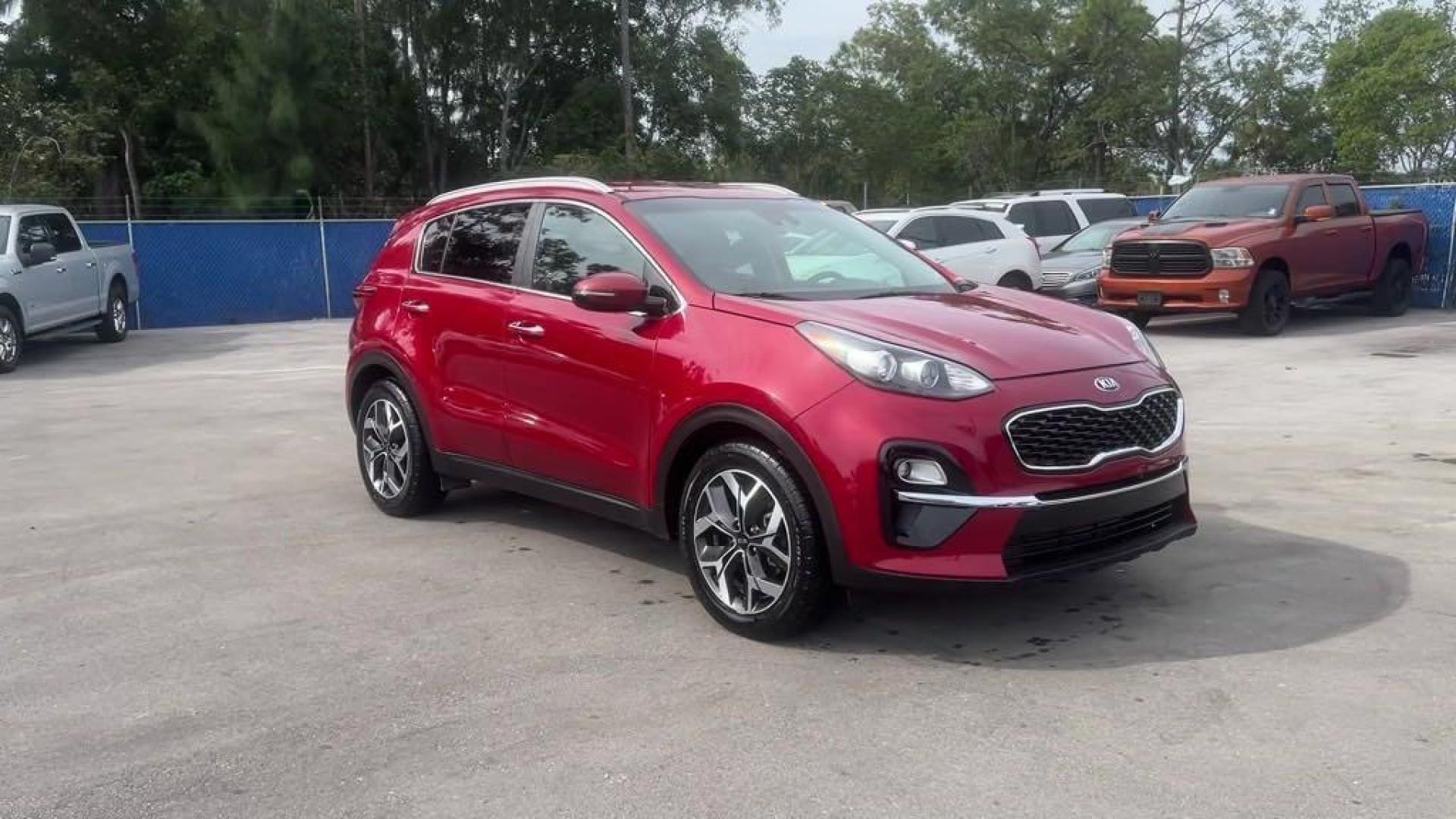 2020 Hyper Red /Black Kia Sportage EX (KNDPN3AC6L7) with an 2.4L I4 DGI DOHC 16V engine, Automatic transmission, located at 27610 S Dixie Hwy, Homestead, FL, 33032, (305) 749-2348, 25.510241, -80.438301 - Photo#6