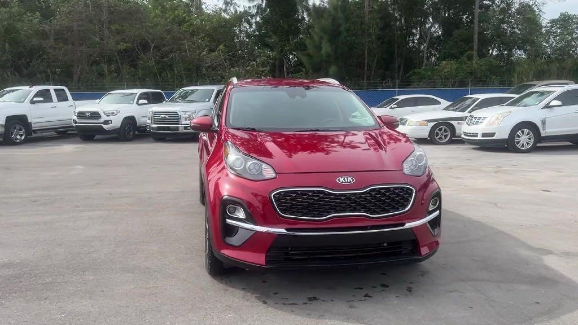 2020 Hyper Red /Black Kia Sportage EX (KNDPN3AC6L7) with an 2.4L I4 DGI DOHC 16V engine, Automatic transmission, located at 27610 S Dixie Hwy, Homestead, FL, 33032, (305) 749-2348, 25.510241, -80.438301 - Photo#7