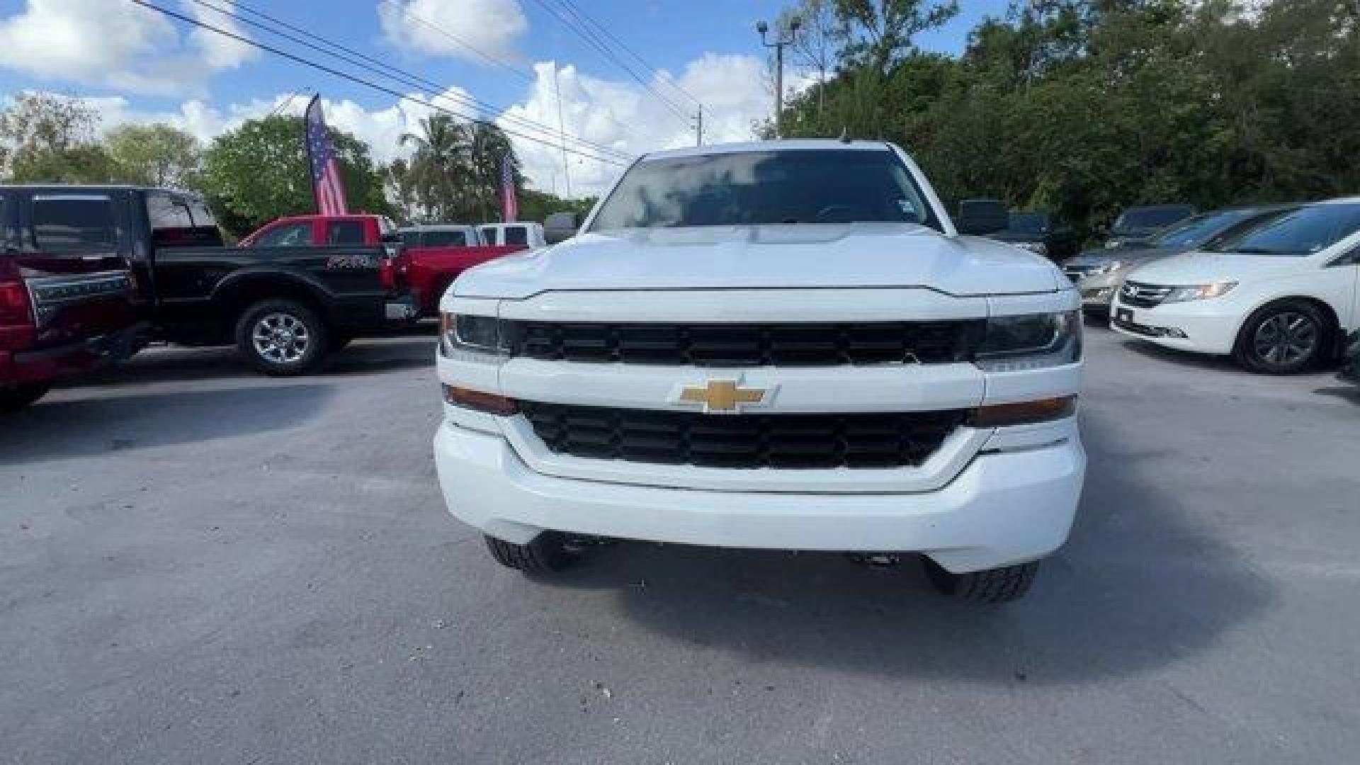 2017 Summit White /Jet Black Chevrolet Silverado 1500 LS Crew Cab Short Box 4WD (3GCUKNEH0HG) with an 6 4.3L engine, Automatic transmission, located at 27610 S Dixie Hwy, Homestead, FL, 33032, (305) 749-2348, 25.510241, -80.438301 - KBB.com 10 Most Awarded Brands. Delivers 22 Highway MPG and 17 City MPG! This Chevrolet Silverado 1500 boasts a Gas/Ethanol V6 4.3L/262 engine powering this Automatic transmission. WHEELS, 17 X 8 (43.2 CM X 20.3 CM) STAINLESS STEEL CLAD (STD), TRANSMISSION, 6-SPEED AUTOMATIC, ELECTRONICALLY CONTROLL - Photo#7