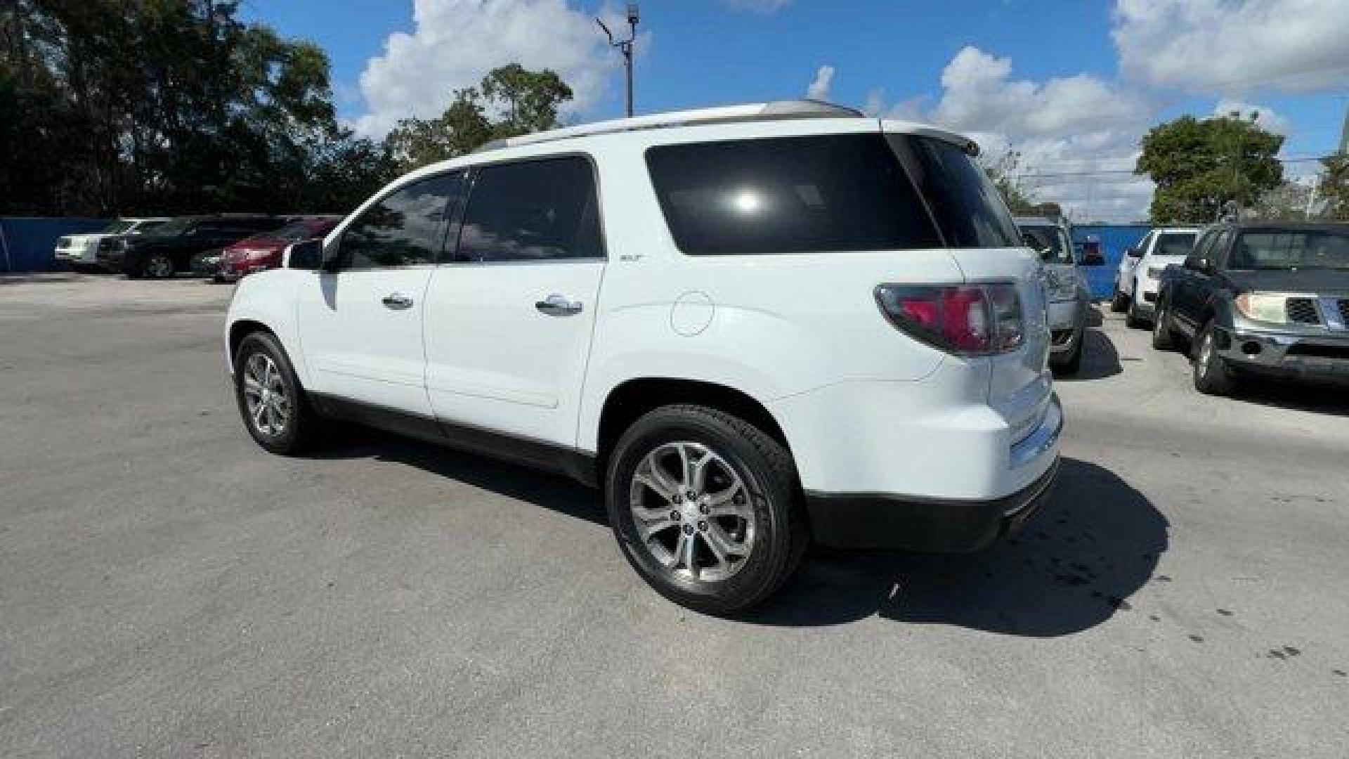 2016 Summit White /Dark Cashmere GMC Acadia SLT-1 (1GKKRRKDXGJ) with an 6 3.6L engine, Automatic transmission, located at 27610 S Dixie Hwy, Homestead, FL, 33032, (305) 749-2348, 25.510241, -80.438301 - KBB.com Brand Image Awards. Delivers 22 Highway MPG and 15 City MPG! This GMC Acadia delivers a Gas V6 3.6L/217 engine powering this Automatic transmission. WHEELS, 4 - 19 X 7.5 (48.3 CM X 19.1 CM) ALUMINUM (STD), TRANSMISSION, 6-SPEED AUTOMATIC (STD), TIRES, P255/60R19 H-RATED, BLACKWALL (STD).*Thi - Photo#2