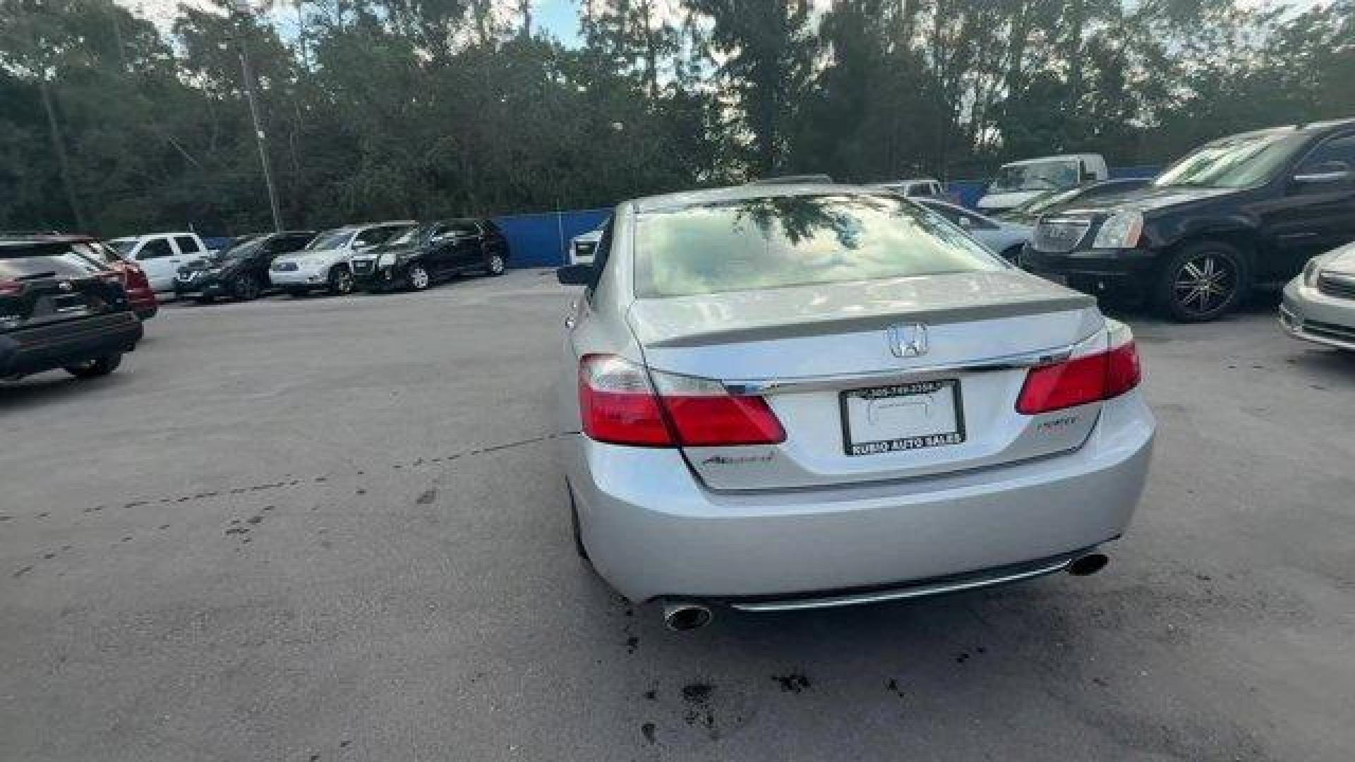 2014 Silver Honda Accord Sedan Sport (1HGCR2F5XEA) with an 4 2.4 L engine, Variable transmission, located at 27610 S Dixie Hwy, Homestead, FL, 33032, (305) 749-2348, 25.510241, -80.438301 - IIHS Top Safety Pick+. Only 101,295 Miles! Boasts 34 Highway MPG and 26 City MPG! This Honda Accord Sedan delivers a Regular Unleaded I-4 2.4 L/144 engine powering this Variable transmission. Window Grid Antenna, Wheels: 18 Alloy, Vinyl Door Trim Insert.* This Honda Accord Sedan Features the Followi - Photo#3