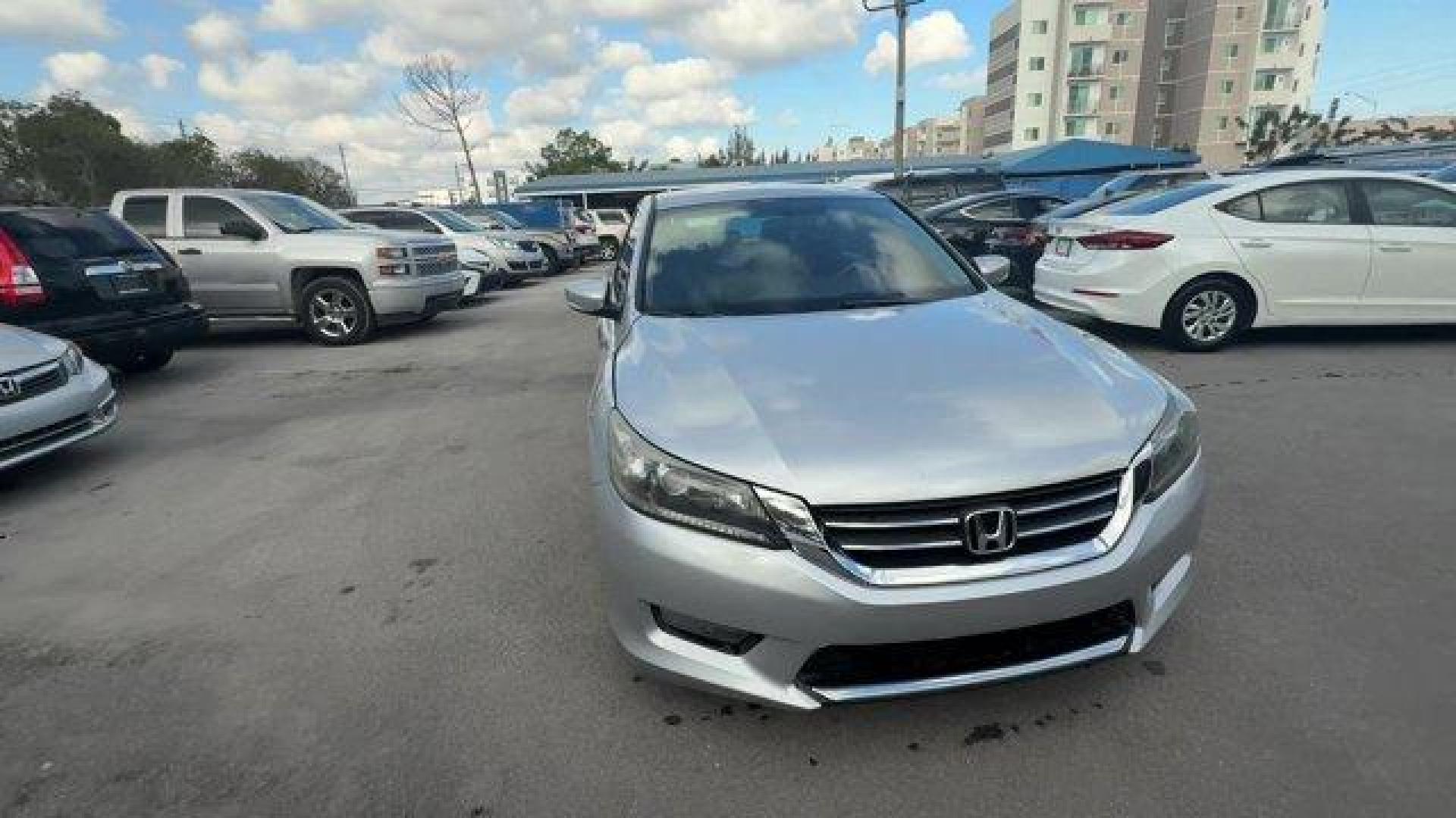 2014 Silver Honda Accord Sedan Sport (1HGCR2F5XEA) with an 4 2.4 L engine, Variable transmission, located at 27610 S Dixie Hwy, Homestead, FL, 33032, (305) 749-2348, 25.510241, -80.438301 - IIHS Top Safety Pick+. Only 101,295 Miles! Boasts 34 Highway MPG and 26 City MPG! This Honda Accord Sedan delivers a Regular Unleaded I-4 2.4 L/144 engine powering this Variable transmission. Window Grid Antenna, Wheels: 18 Alloy, Vinyl Door Trim Insert.* This Honda Accord Sedan Features the Followi - Photo#7