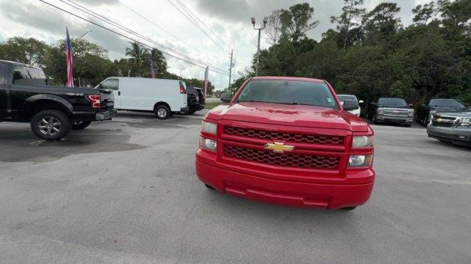 2014 Victory Red /Jet Black/Dark Ash Chevrolet Silverado 1500 Work Truck (1GCRCPEHXEZ) with an 6 4.3L engine, Automatic transmission, located at 27610 S Dixie Hwy, Homestead, FL, 33032, (305) 749-2348, 25.510241, -80.438301 - NACTOY 2014 North American Truck of the Year. Scores 24 Highway MPG and 18 City MPG! This Chevrolet Silverado 1500 boasts a Gas/Ethanol V6 4.3L/262 engine powering this Automatic transmission. VICTORY RED, TRANSMISSION, 6-SPEED AUTOMATIC, ELECTRONICALLY CONTROLLED with overdrive and tow/haul mode. I - Photo#7