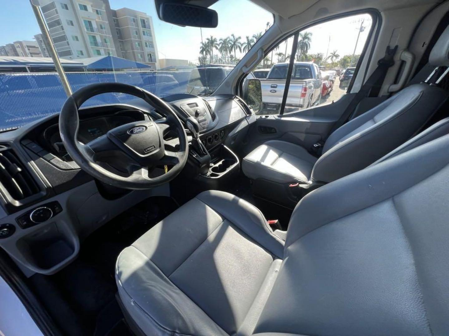2015 Oxford White /Charcoal Ford Transit-250 Base (1FTNR1ZM0FK) with an 3.7L V6 Ti-VCT 24V engine, Automatic transmission, located at 27610 S Dixie Hwy, Homestead, FL, 33032, (305) 749-2348, 25.510241, -80.438301 - Photo#9