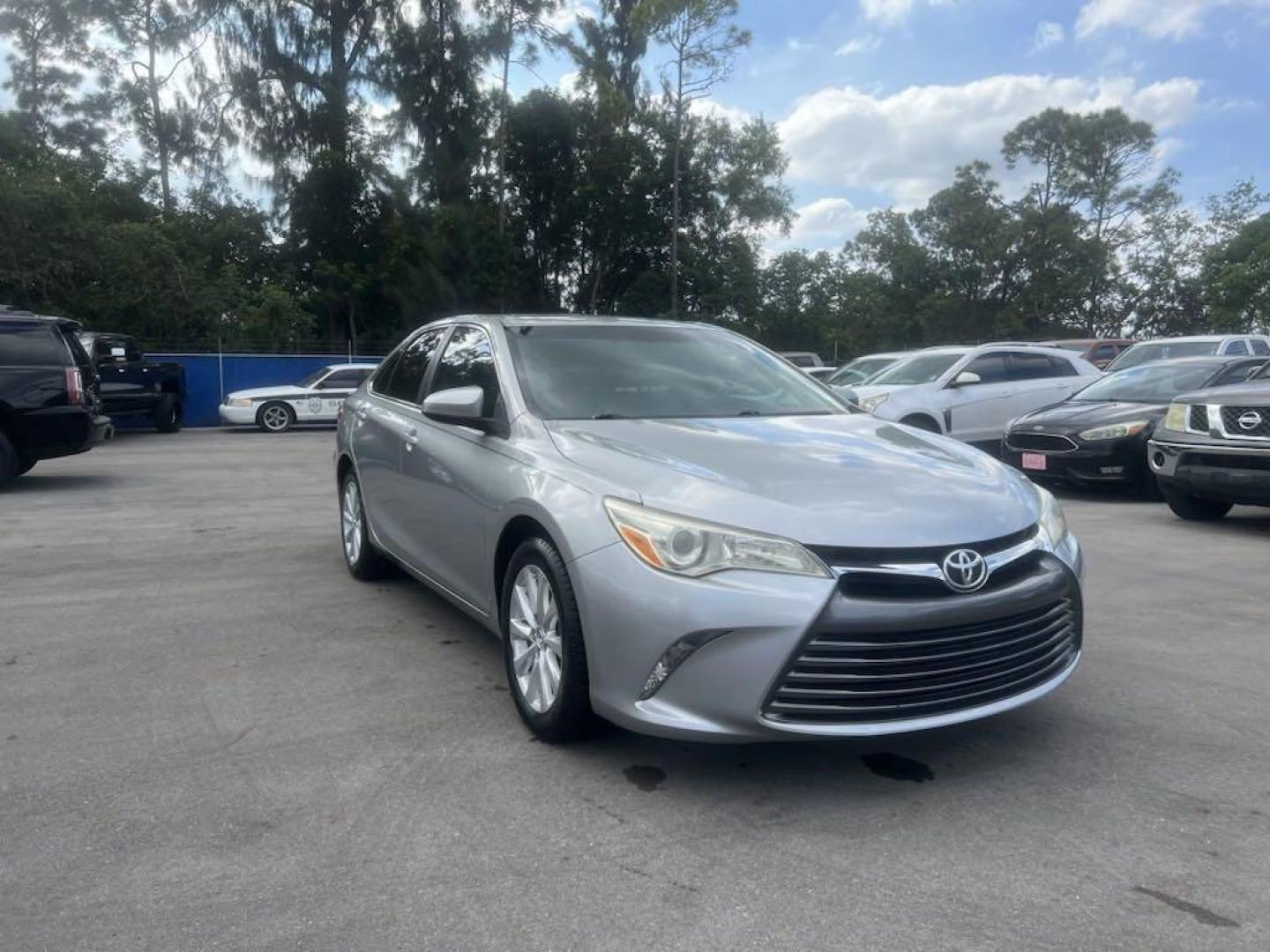 2016 Celestial Silver Metallic /Almond Toyota Camry Special Edition (4T1BF1FK5GU) with an 2.5L I4 SMPI DOHC engine, Automatic transmission, located at 27610 S Dixie Hwy, Homestead, FL, 33032, (305) 749-2348, 25.510241, -80.438301 - Photo#0