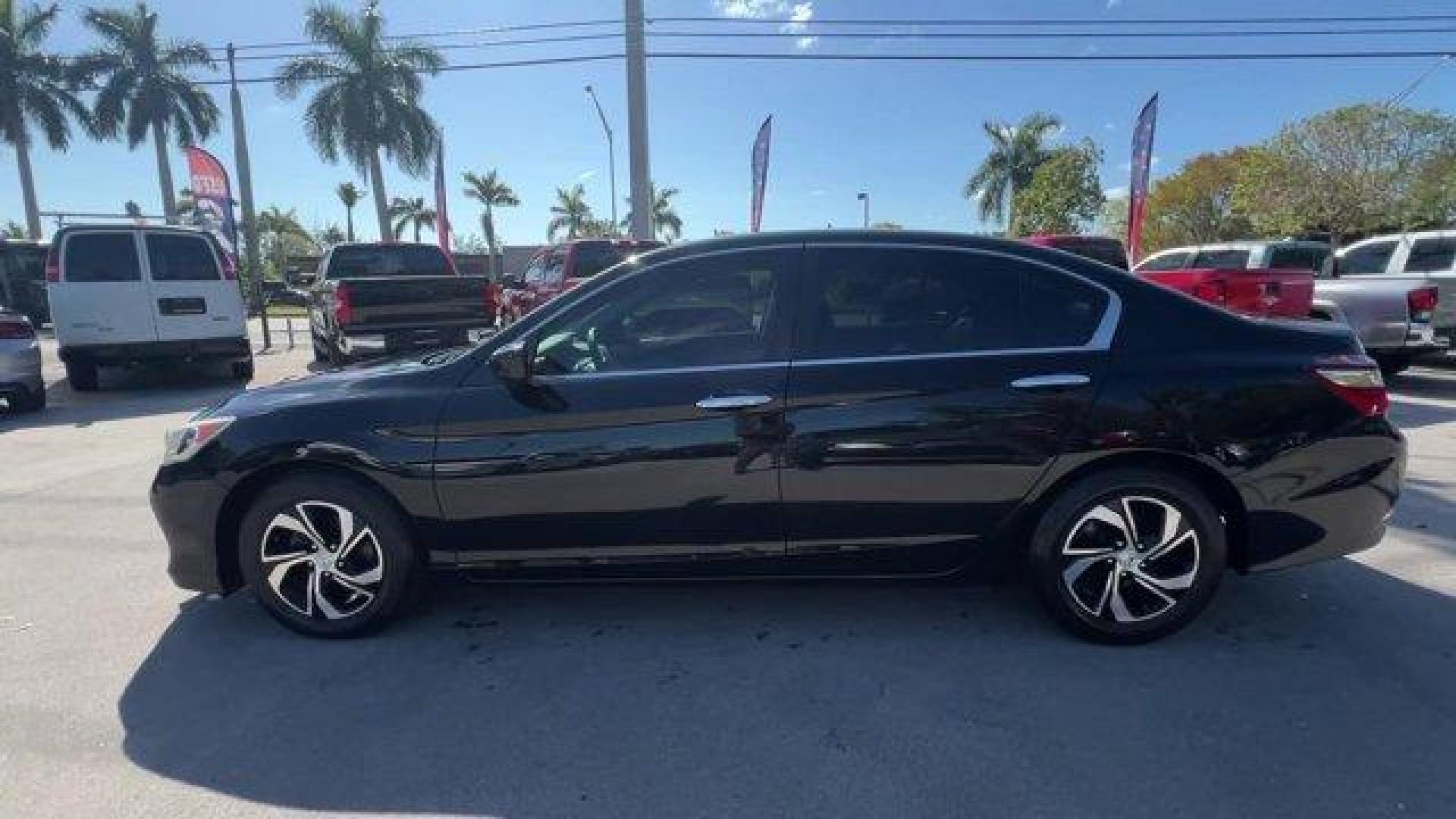 2016 Black Honda Accord Sedan LX (1HGCR2F32GA) with an 4 2.4 L engine, Variable transmission, located at 27610 S Dixie Hwy, Homestead, FL, 33032, (305) 749-2348, 25.510241, -80.438301 - KBB.com Brand Image Awards. Scores 37 Highway MPG and 27 City MPG! This Honda Accord Sedan delivers a Regular Unleaded I-4 2.4 L/144 engine powering this Variable transmission. Window Grid Antenna, Wheels: 16 Alloy, VSA Electronic Stability Control (ESC).* This Honda Accord Sedan Features the Follow - Photo#1