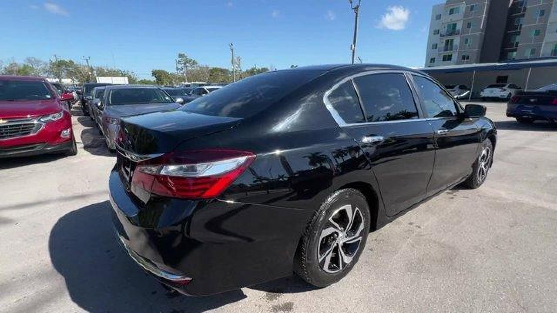 2016 Black Honda Accord Sedan LX (1HGCR2F32GA) with an 4 2.4 L engine, Variable transmission, located at 27610 S Dixie Hwy, Homestead, FL, 33032, (305) 749-2348, 25.510241, -80.438301 - KBB.com Brand Image Awards. Scores 37 Highway MPG and 27 City MPG! This Honda Accord Sedan delivers a Regular Unleaded I-4 2.4 L/144 engine powering this Variable transmission. Window Grid Antenna, Wheels: 16 Alloy, VSA Electronic Stability Control (ESC).* This Honda Accord Sedan Features the Follow - Photo#4