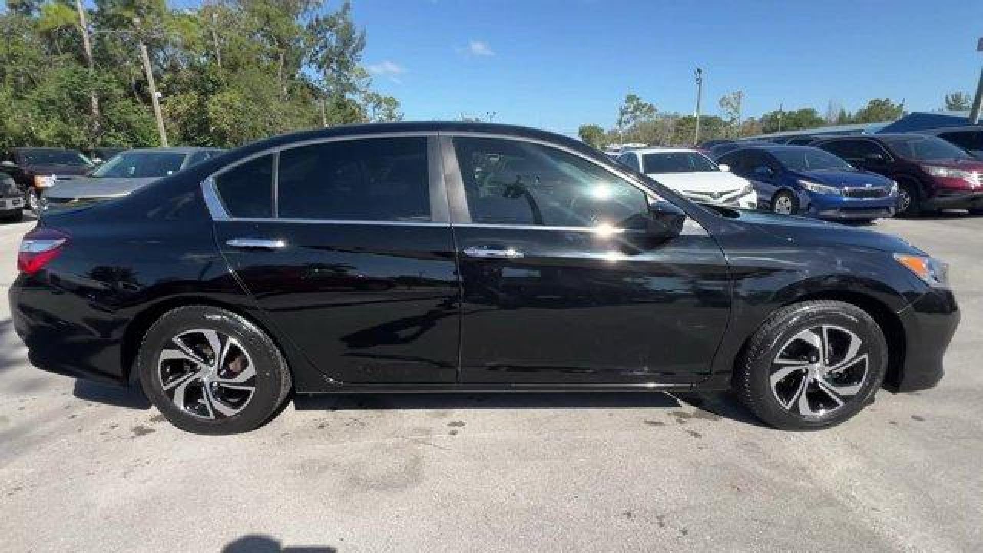 2016 Black Honda Accord Sedan LX (1HGCR2F32GA) with an 4 2.4 L engine, Variable transmission, located at 27610 S Dixie Hwy, Homestead, FL, 33032, (305) 749-2348, 25.510241, -80.438301 - KBB.com Brand Image Awards. Scores 37 Highway MPG and 27 City MPG! This Honda Accord Sedan delivers a Regular Unleaded I-4 2.4 L/144 engine powering this Variable transmission. Window Grid Antenna, Wheels: 16 Alloy, VSA Electronic Stability Control (ESC).* This Honda Accord Sedan Features the Follow - Photo#5