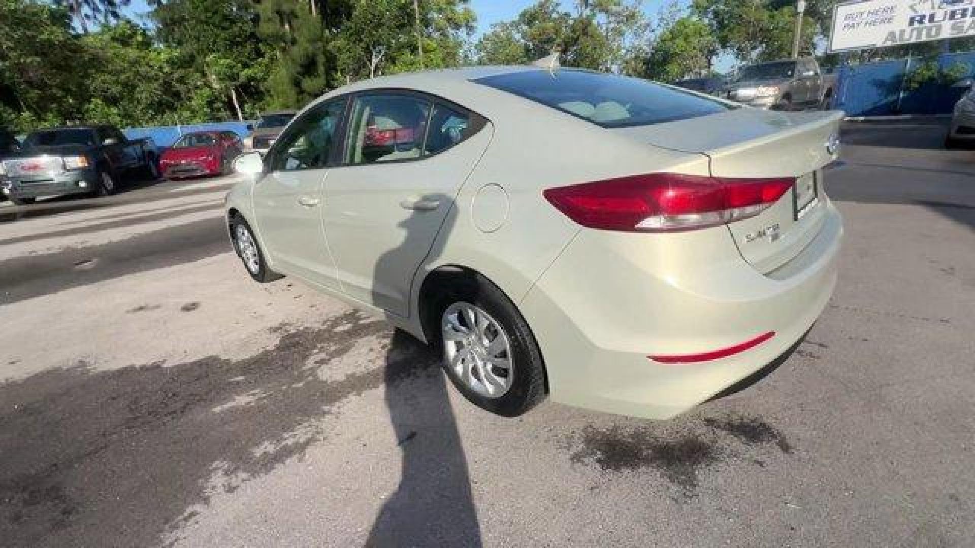 2017 Mineral Beige Pearl /Beige Hyundai Elantra SE (KMHD74LF2HU) with an 4 2.0 L engine, Automatic transmission, located at 27610 S Dixie Hwy, Homestead, FL, 33032, (305) 749-2348, 25.510241, -80.438301 - IIHS Top Safety Pick+, Top Safety Pick+. Delivers 38 Highway MPG and 29 City MPG! This Hyundai Elantra delivers a Regular Unleaded I-4 2.0 L/122 engine powering this Automatic transmission. MINERAL BEIGE PEARL, BEIGE, PREMIUM CLOTH SEAT TRIM, Window Grid Antenna.*This Hyundai Elantra Comes Equipped - Photo#2