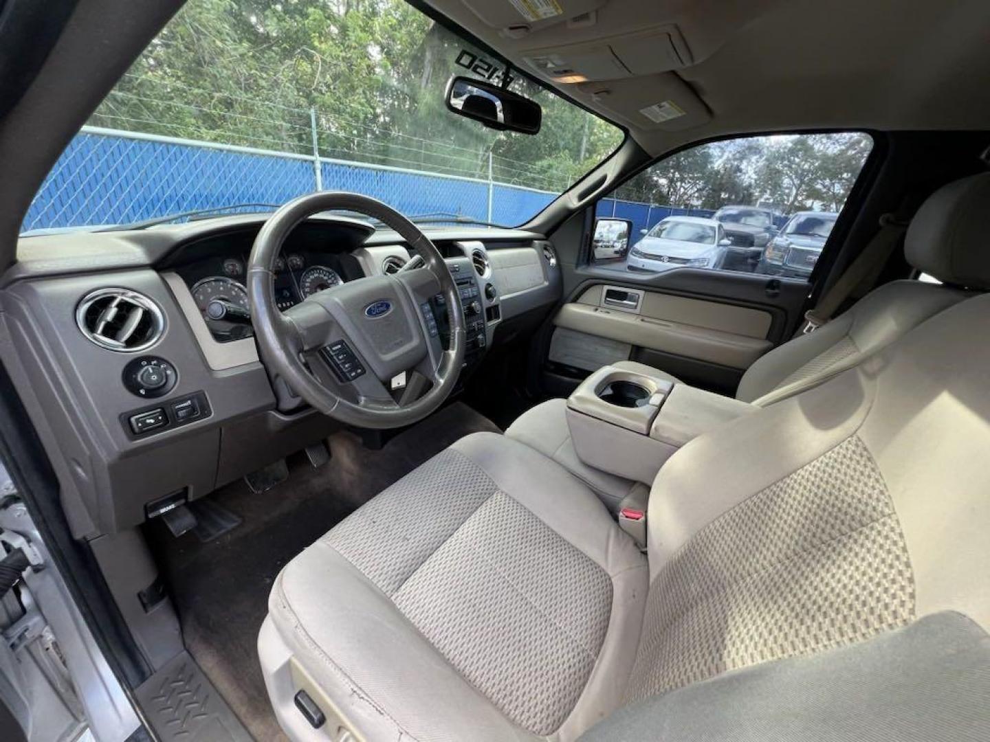 2010 Ingot Silver /Medium Stone/Stone Ford F-150 (1FTEW1C87AF) with an 4.6L V8 EFI 24V engine, Automatic transmission, located at 27610 S Dixie Hwy, Homestead, FL, 33032, (305) 749-2348, 25.510241, -80.438301 - Photo#8